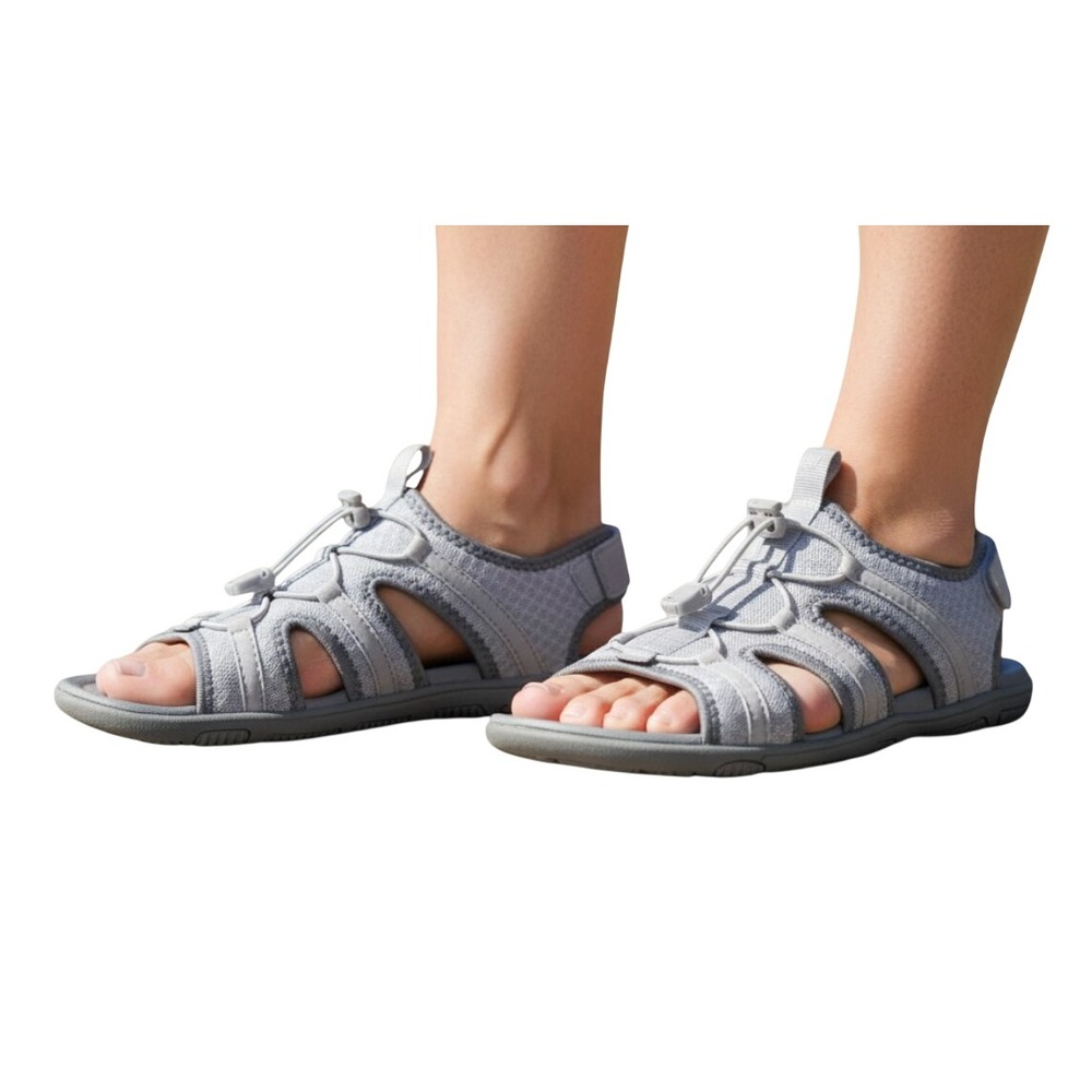 HF HIKE FOOTWEAR BareSandals I SANDALS Gray Unisex 43,W=12-12.5, M=10-10.5